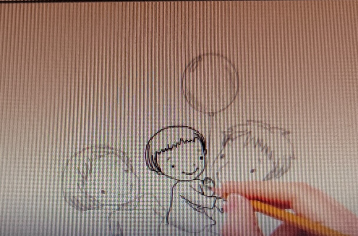 2025敬老爱老----线描里的母爱