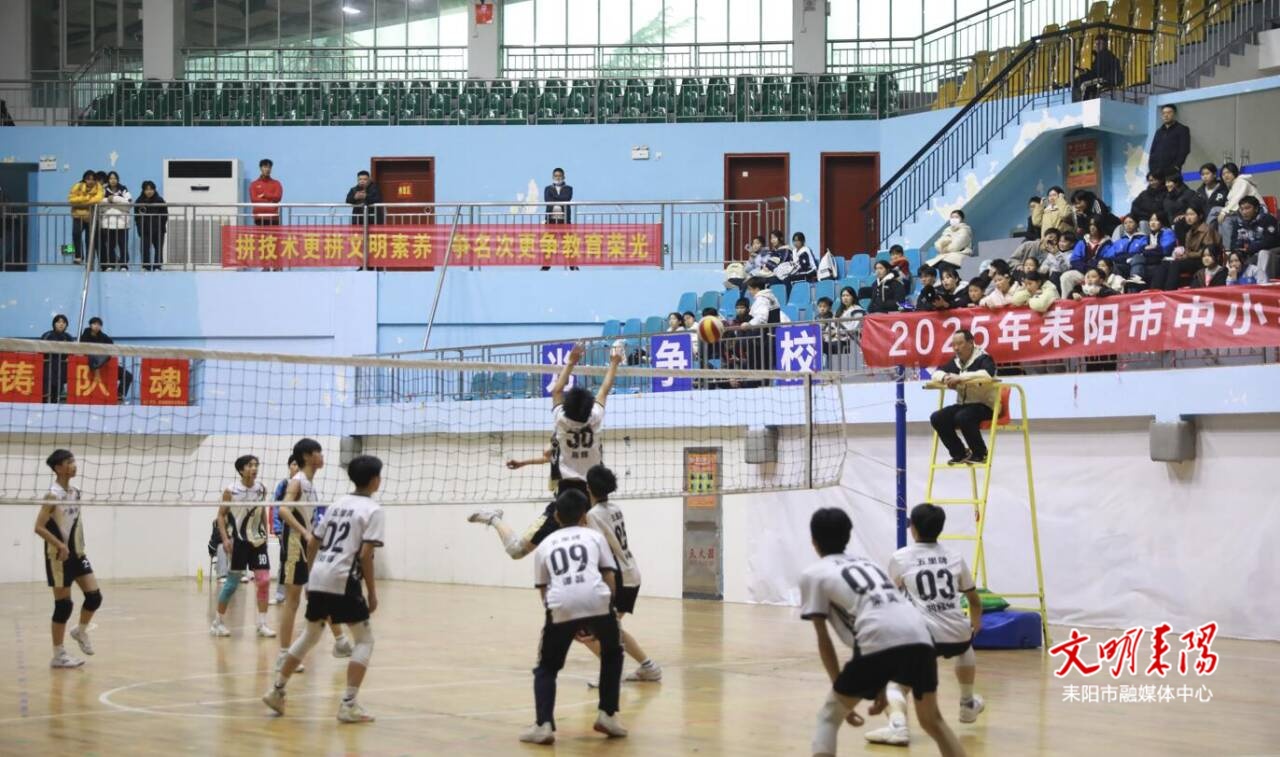 2025年耒阳市中小学生排球赛圆满收官