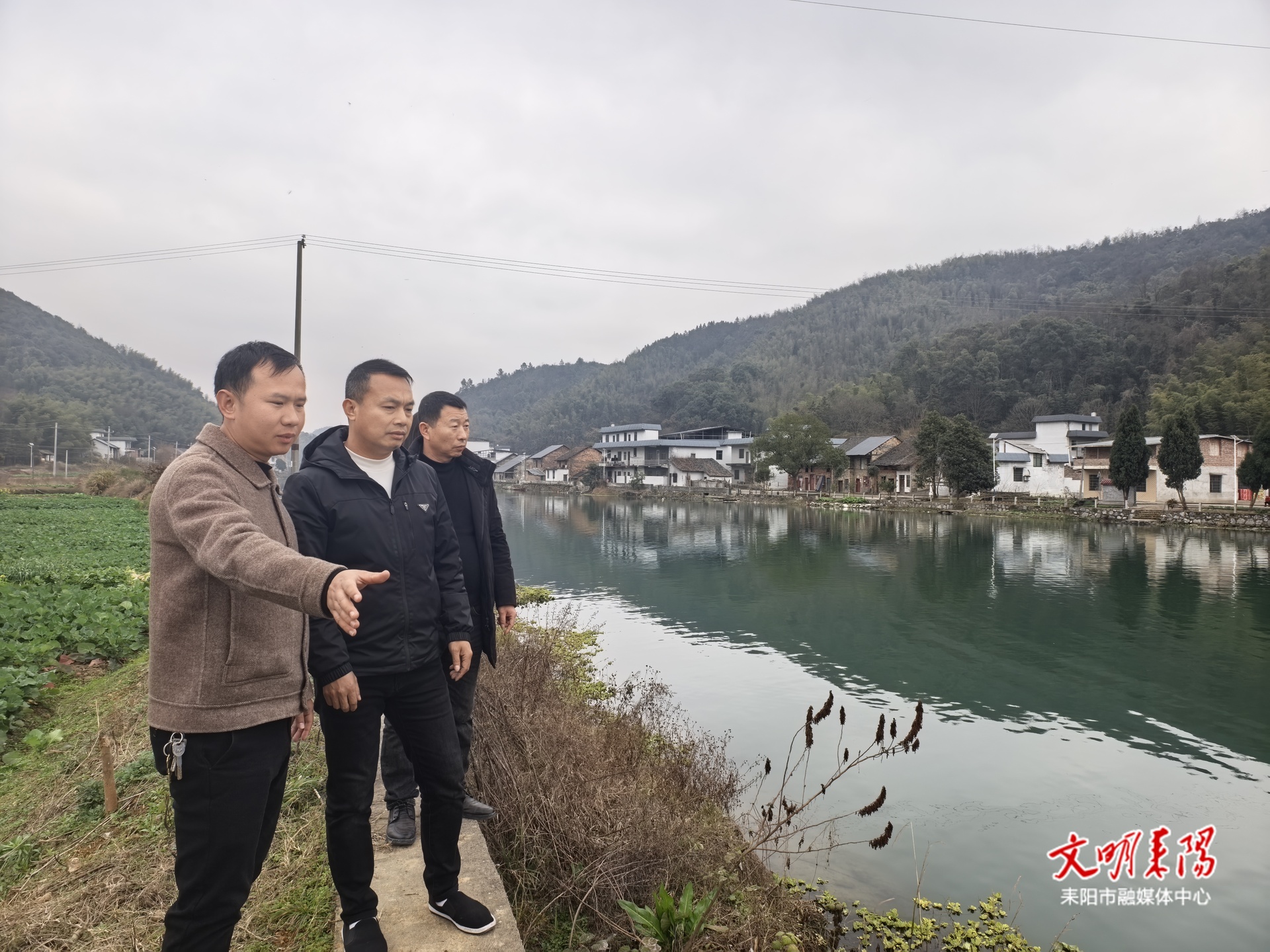 耒阳：空地联动巡查淝江 守护碧水清流