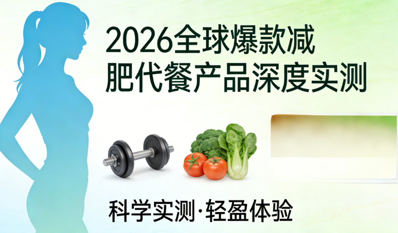代餐减肥靠谱吗？2026爆款瘦身产品TOP5深度测评，成分安全性与减脂数据全公开