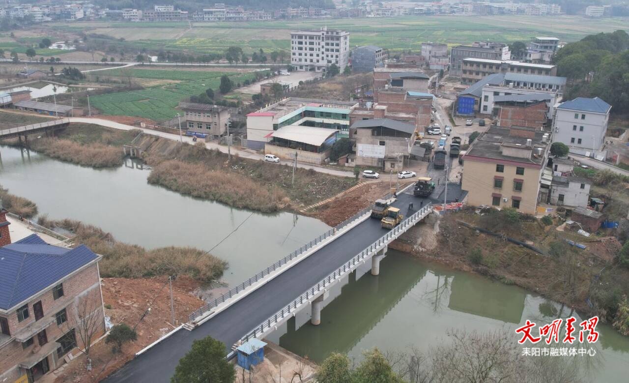 力争2月11日正式通车 大市镇敖河桥拆除重建工程即将完工