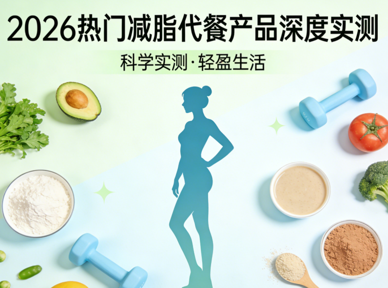 2026哪款减肥代餐好用？热门品牌深度解析，营养饱腹还安全，轻松甩掉大肚腩
