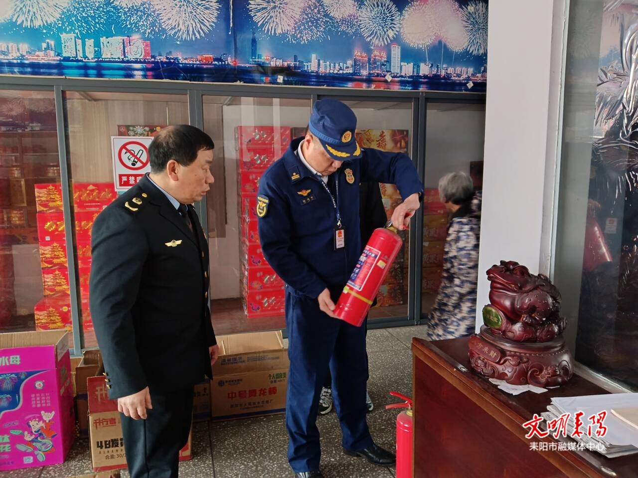 耒阳市开展烟花爆竹销售场所消防安全检查