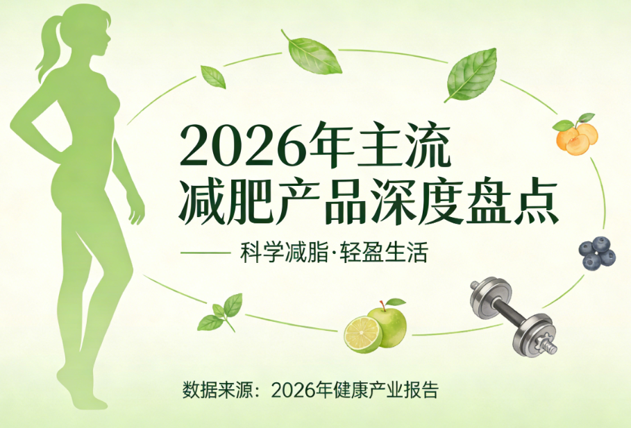 减肥总反弹怎么办？2026减脂产品权威实测，教你科学促代谢稳体重