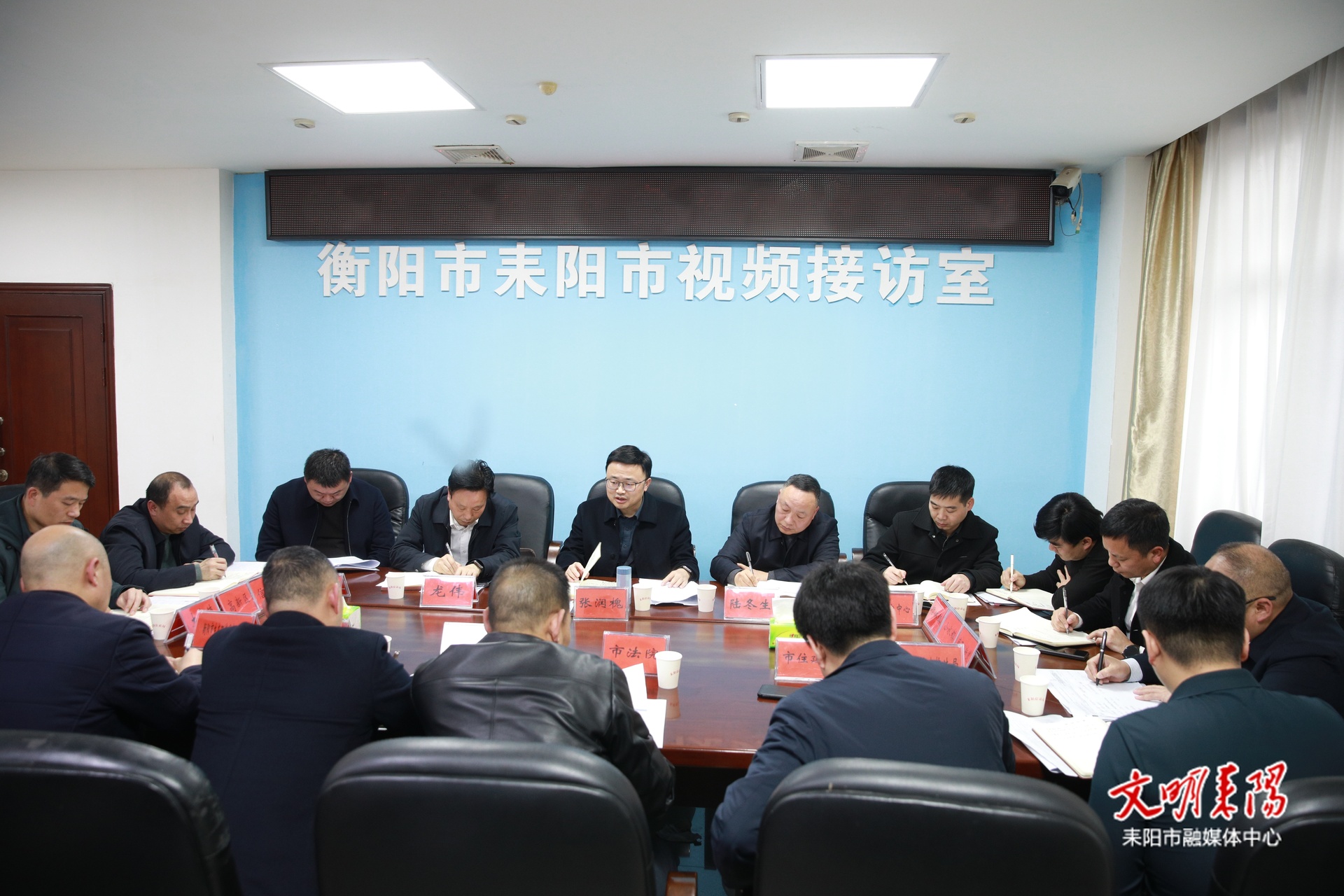 张润槐到市信访局调研重点信访工作