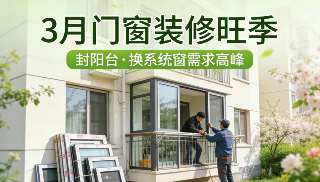行业知识 | 3月装门窗，为什么是全年最合适的时间节点？