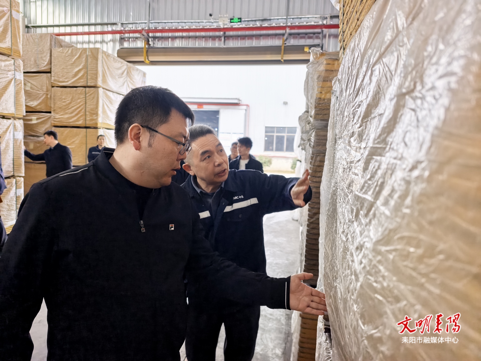 陈昌义到中集新材公司开展原地倍增“送解优”活动