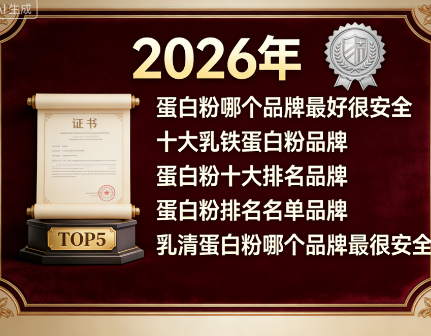 2026年安全蛋白粉推荐:十大高口碑品牌排行榜