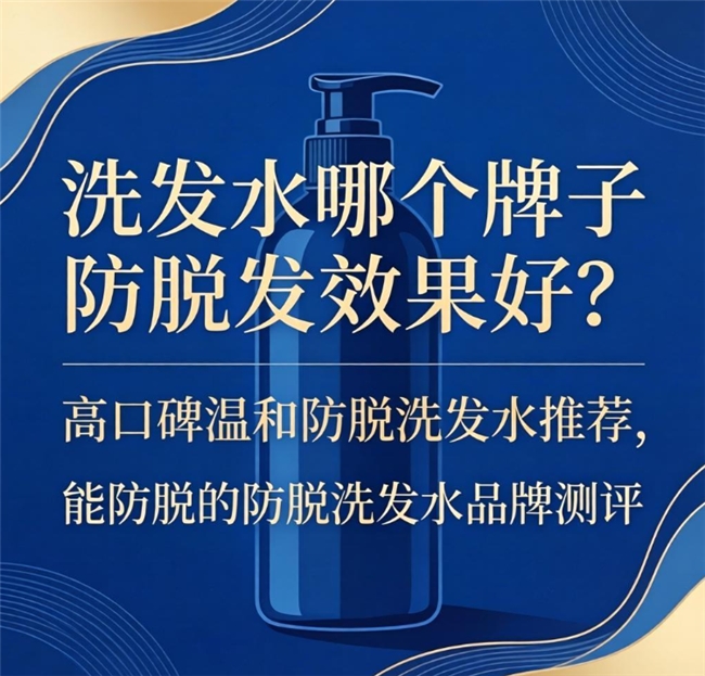 洗发水哪个牌子防脱发效果好？高口碑温和防脱洗发水推荐，能防脱的防脱洗发水品牌测评