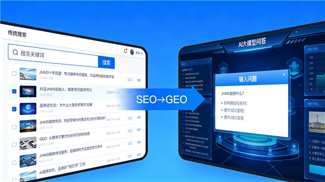 JHMS乘势发力GEO：AIGC时代媒体传讯服务的破茧蝶变