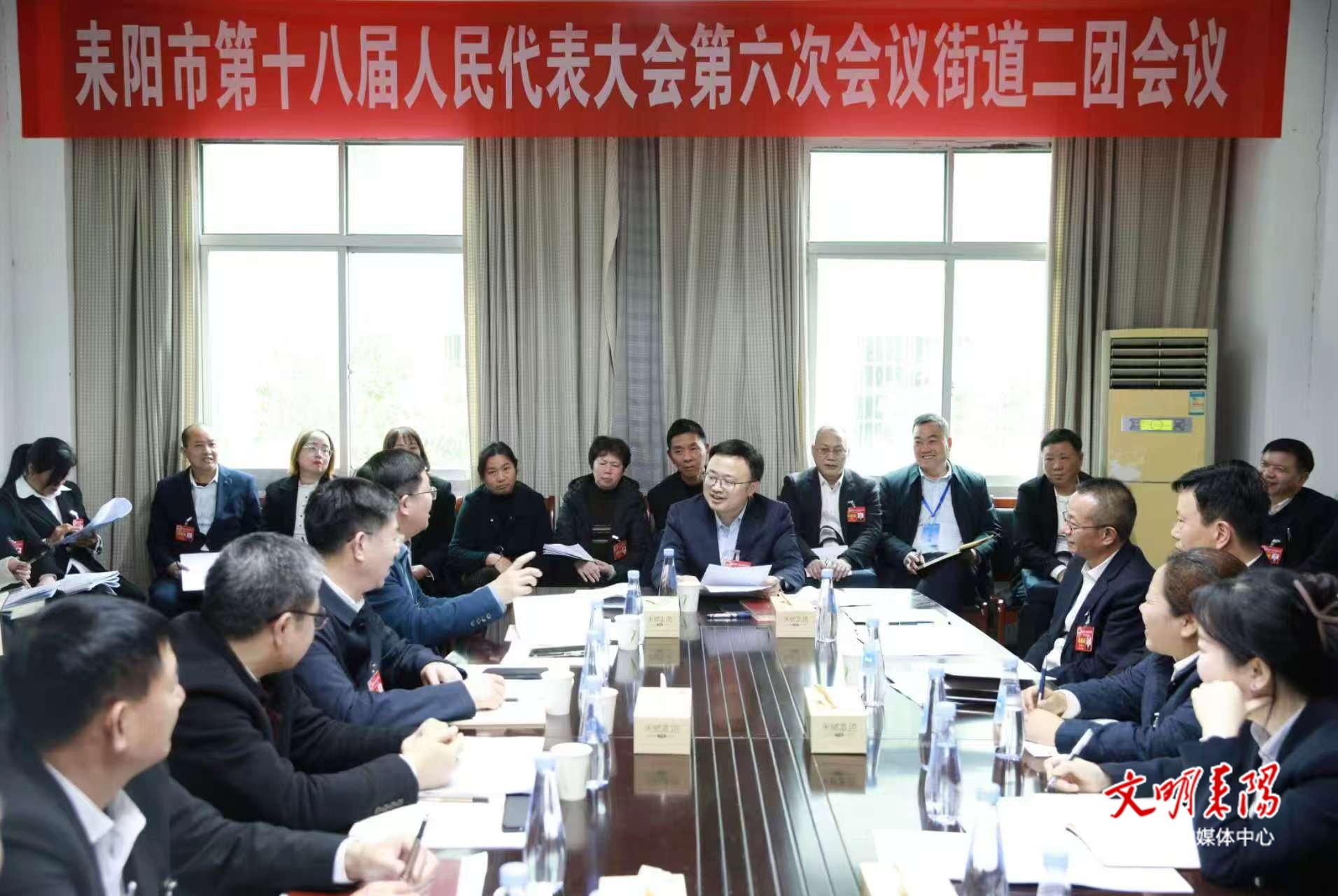 张润槐参加街道二团代表团审议