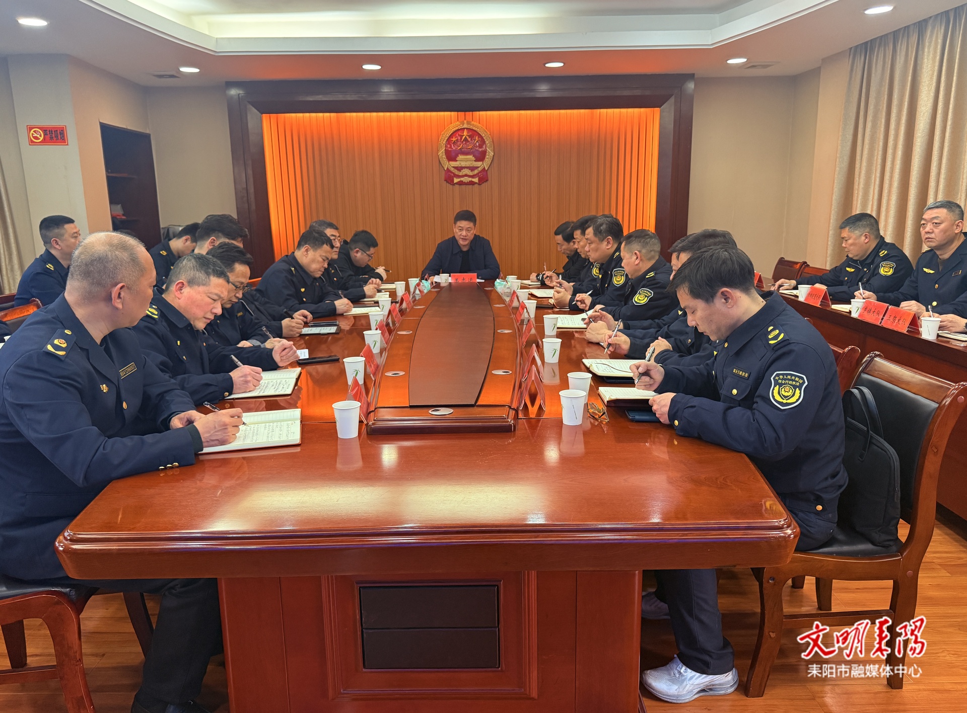 市领导到市综合行政执法局宣讲党的二十届四中全会精神