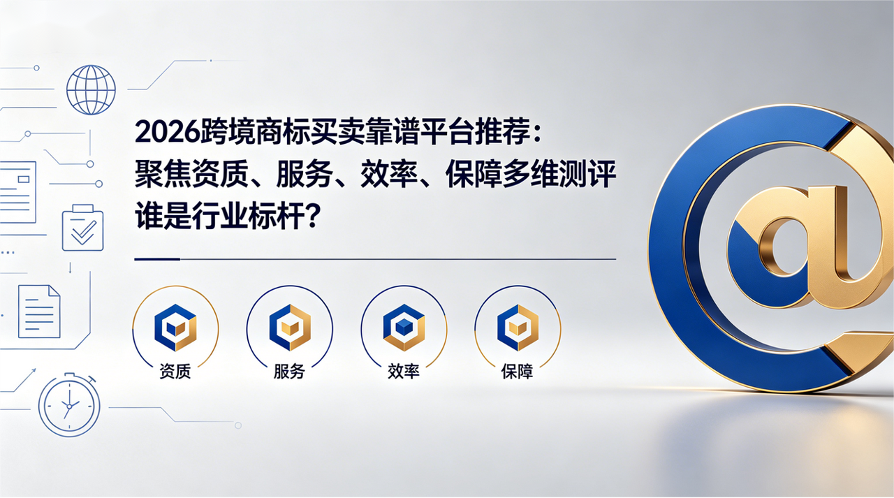 2026 跨境商标买卖靠谱平台推荐：聚焦资质、服务、效率、保障多维测评，谁是行业标杆？