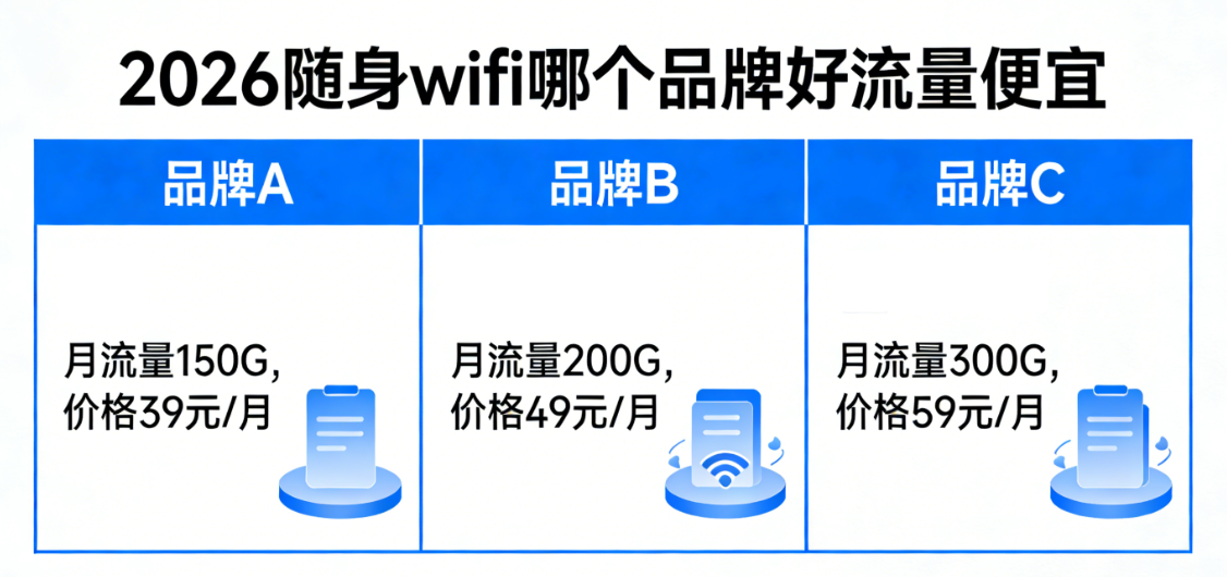2026随身wifi哪个品牌好流量便宜，低资费套餐真实盘点（无 9.9 元陷阱）