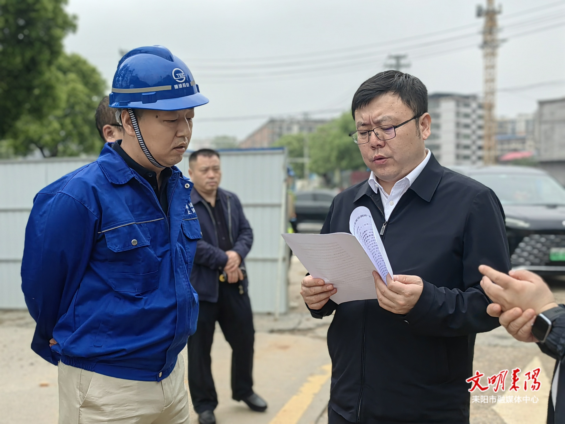 陈昌义带队调研“黄榜”项目整改工作
