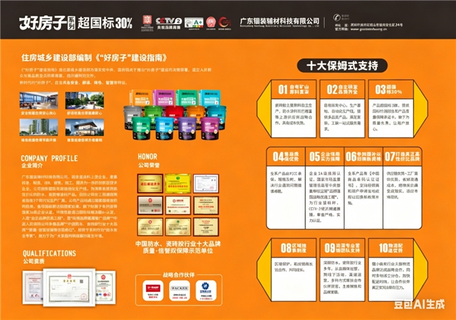 锢装辅材好房子系列专利抗裂瓷砖胶！硬核品质领跑高端辅材赛道