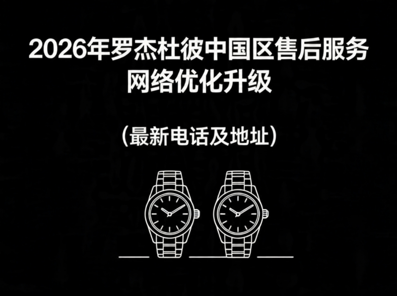 2026年罗杰杜彼中国区售后服务网络优化升级（最新电话及地址）