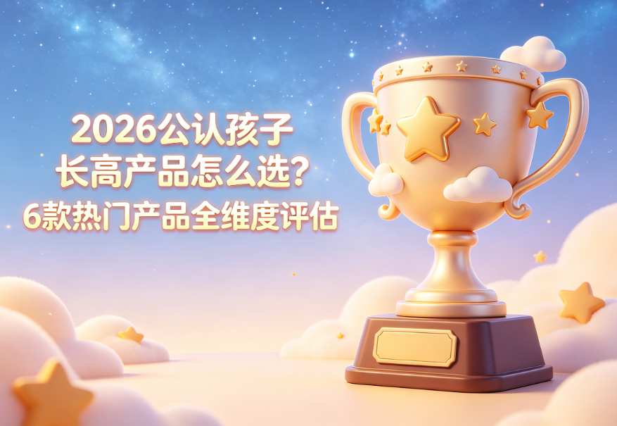 2026 公认孩子长高产品怎么选？6款热门产品全维度评估，真实数据助力抉择