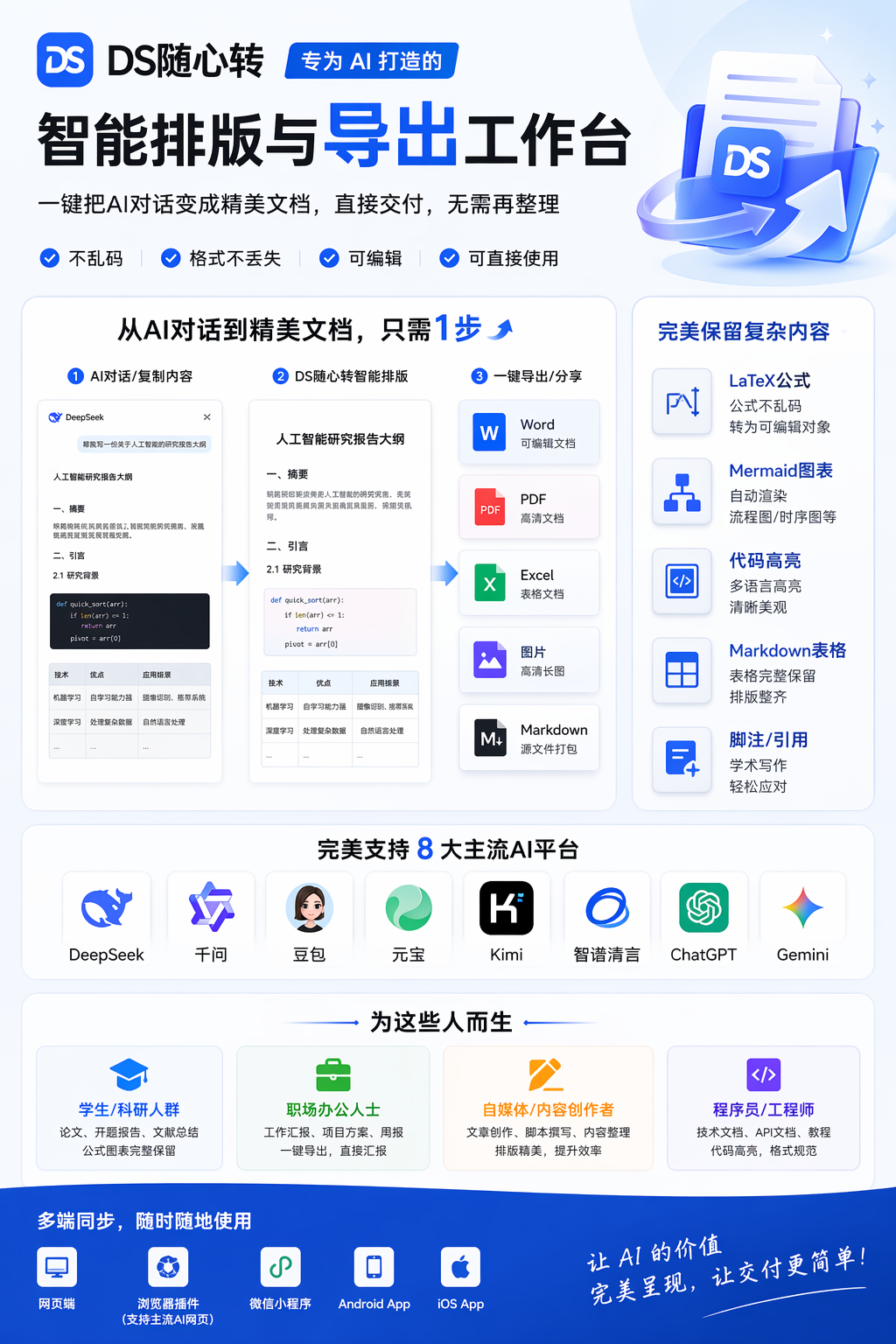 开题前 48 小时：一个文科硕士如何用 DS随心转 把崩溃变成 4 小时收工