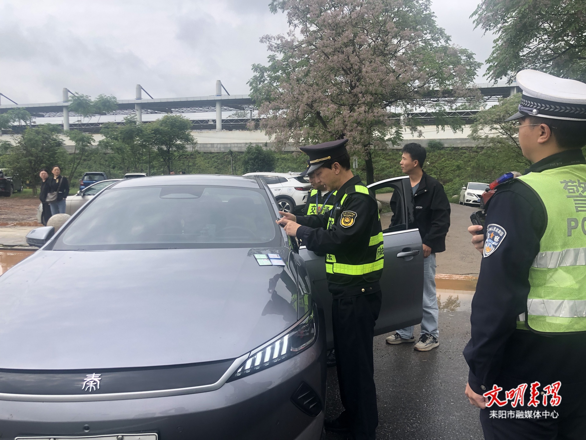 耒阳市多部门联合开展交通综合整治行动