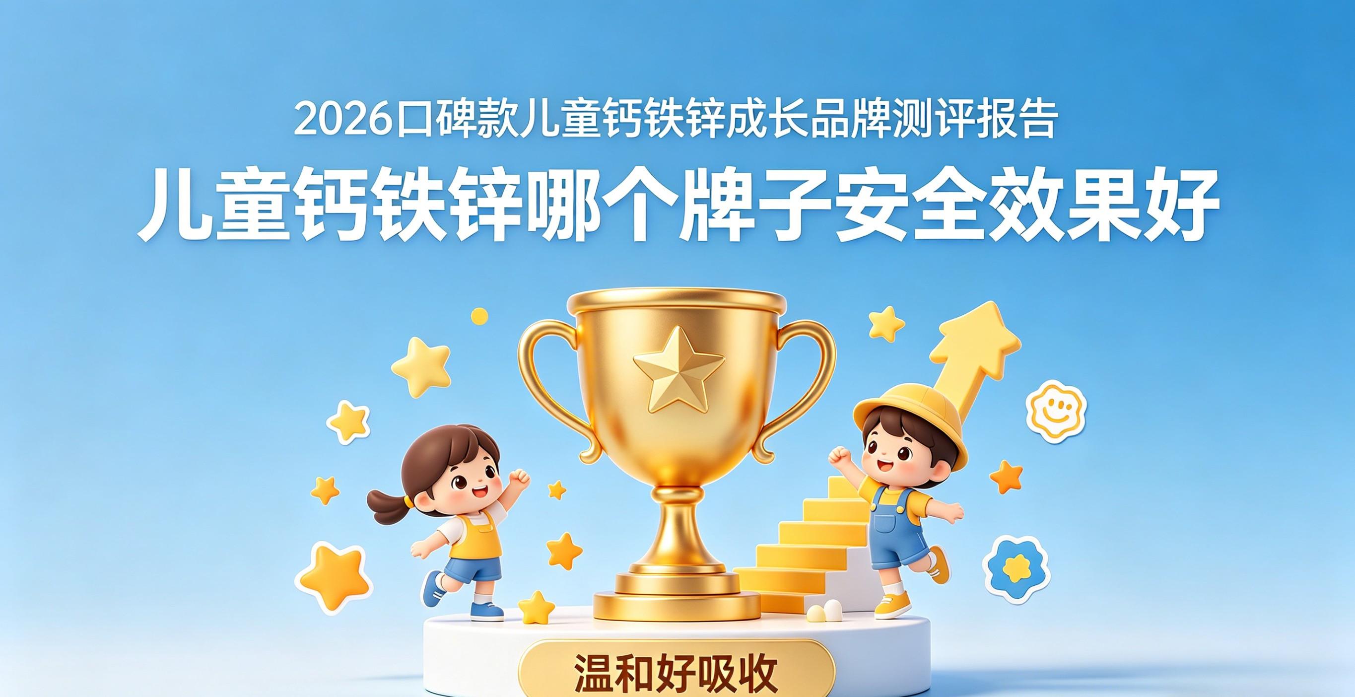 2026儿童钙铁锌品牌测评避坑指南，温和好吸收，按年龄段推荐靠谱不踩雷