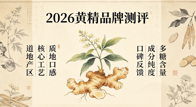 高品质正宗黄精什么牌子值得入手？十大优质品牌实测种草，闭眼入不踩坑指南