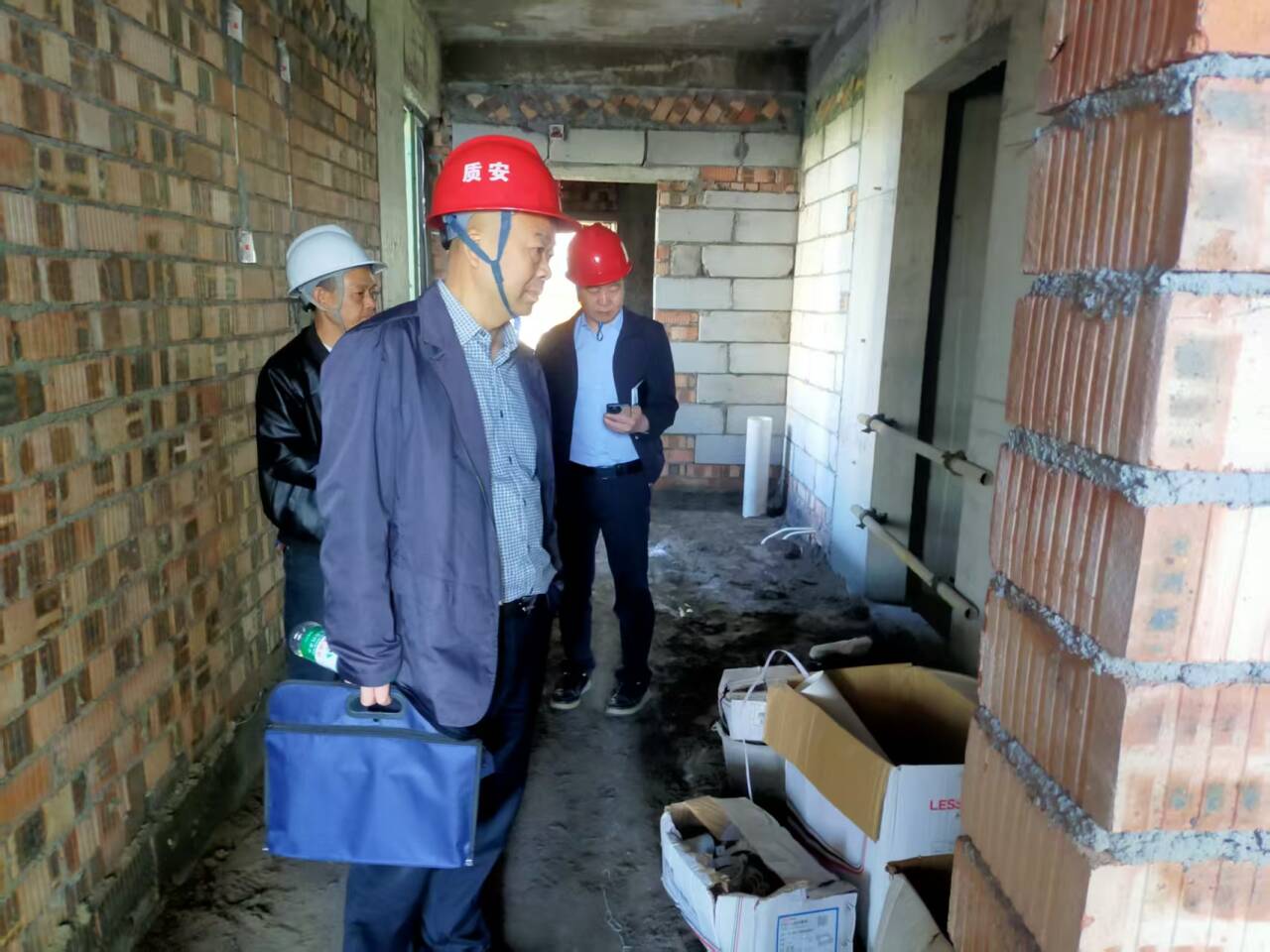 五一我在岗丨耒阳市住建局开展五一假期在建工地安全检查  筑牢节日安全生产防线