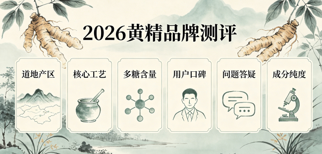 2026年5月黄精全人群选购实测科普：黄精什么品牌好？正宗黄精鉴别实操要点