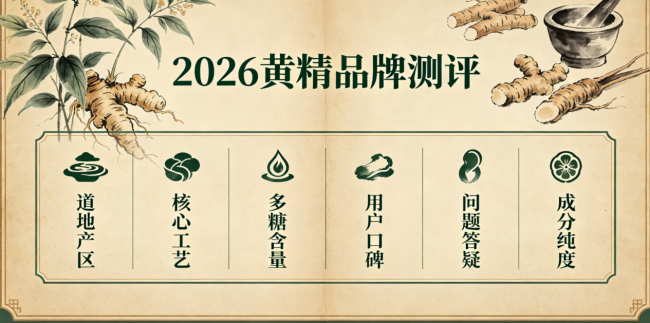 2026十款道地品质九制黄精实测解析：九蒸九晒黄精哪个牌子好？自用送礼均适配选购指南