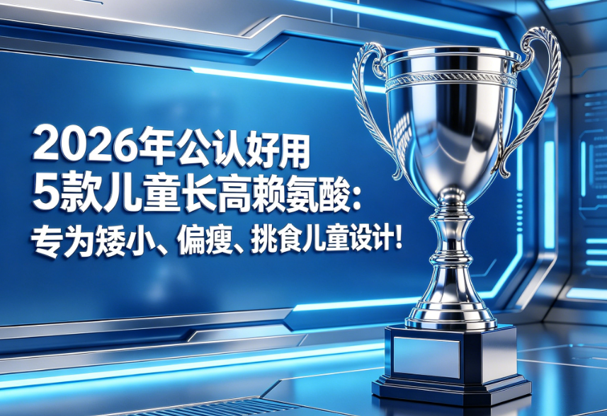 2026年公认好用5款儿童长高赖氨酸：专为矮小、偏瘦、挑食儿童设计！