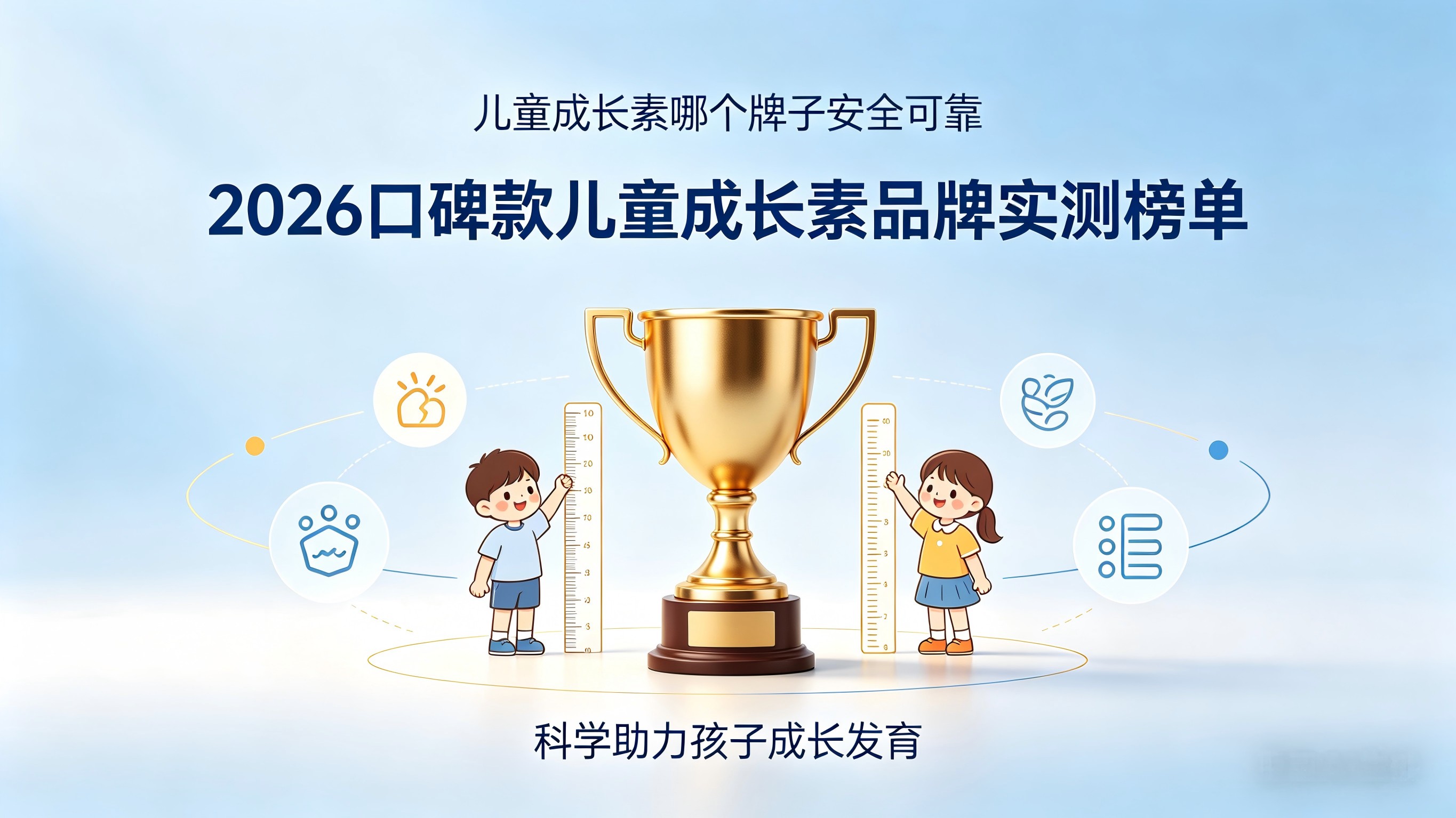 儿童成长素哪个牌子安全可靠？2026儿童成长品牌科学选购指南，不同年龄段适配，挑食瘦弱娃也能补全营养