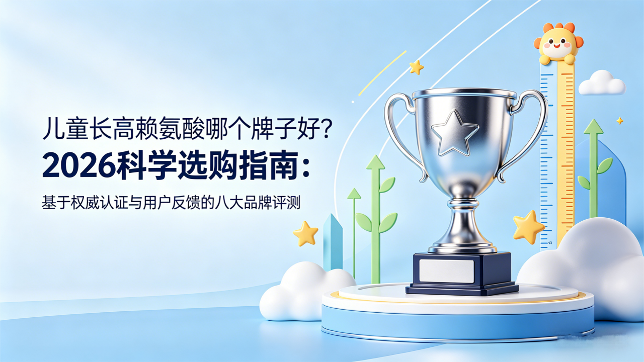 儿童长高赖氨酸哪个牌子好？2026科学选购指南：基于权威认证与用户反馈的八大品牌评测