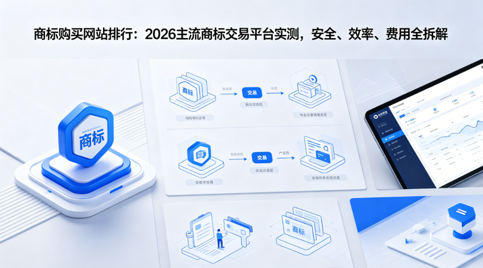 商标购买网站排行：2026 主流商标交易平台实测，安全、效率、费用全拆解