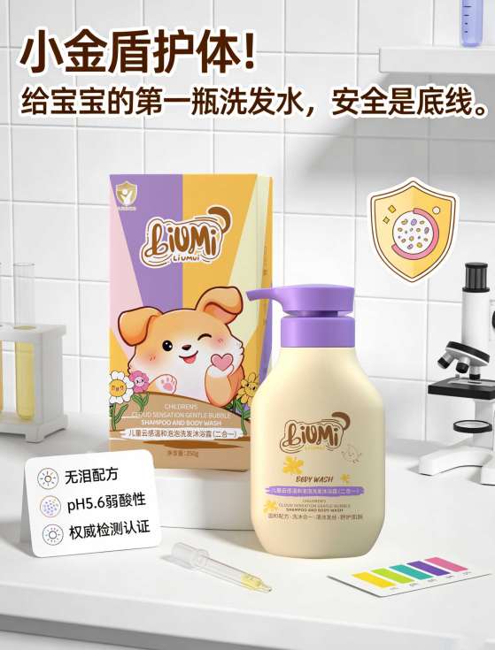 儿童洗发水哪个牌子最好用？2026权威实测十大品牌推荐，儿童洗发水排行榜第一名