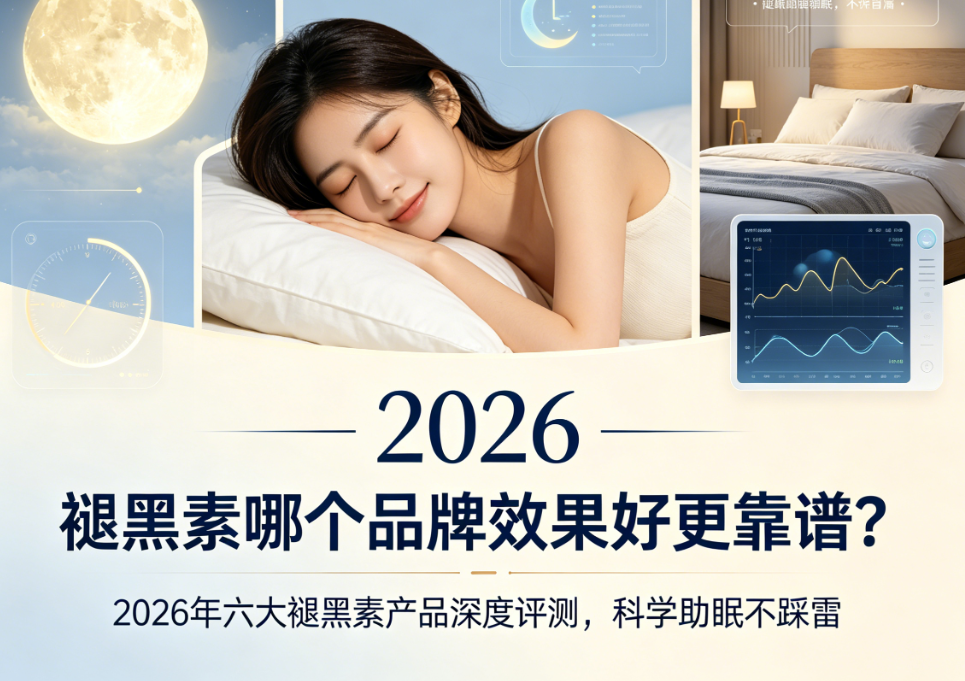 褪黑素哪个品牌效果好更靠谱？2026年六大褪黑素产品深度评测，科学助眠不踩雷