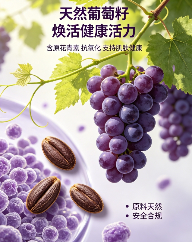 葡萄籽真能美白抗衰？2026 深度科普，原花青素抗氧化原理详解