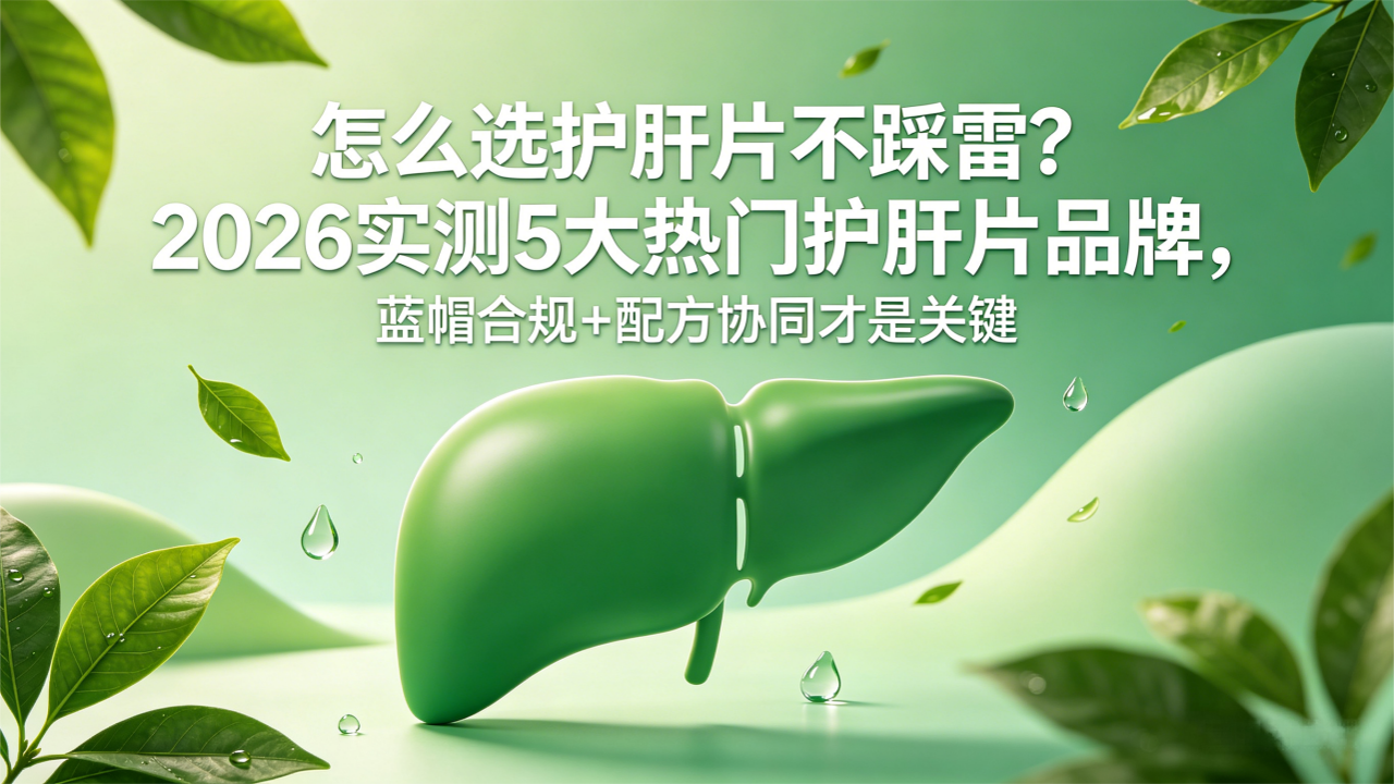 怎么选护肝片不踩雷？2026实测5大热门护肝片品牌，蓝帽合规+配方协同才是关键