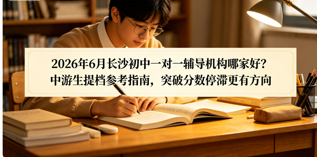 2026年6月长沙初中一对一辅导机构哪家好？中游生提档参考指南，突破分数停滞更有方向