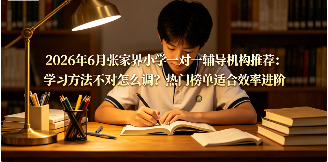 2026年6月张家界小学一对一辅导机构推荐：学习方法不对怎么调？热门榜单适合效率进阶
