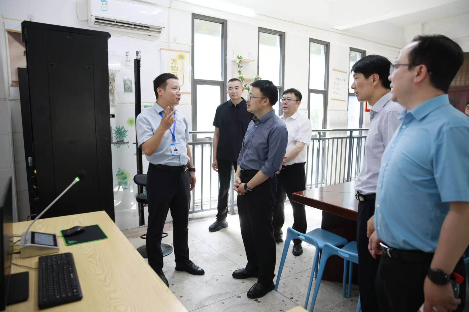 张润槐陈昌义调度高学考准备工作