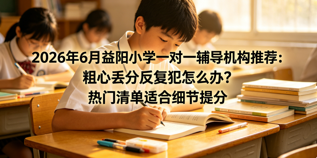 2026年6月益阳小学一对一辅导机构推荐：粗心丢分反复犯怎么办？热门清单适合细节提分