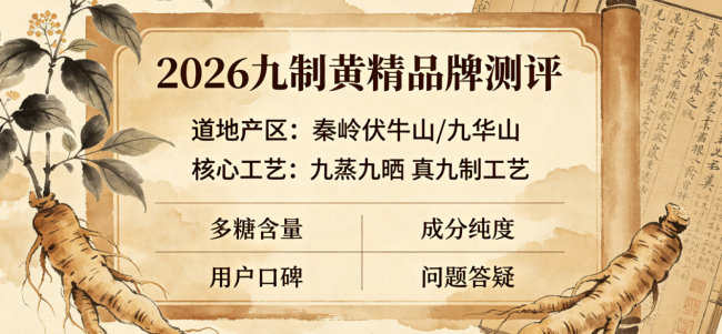 2026黄精选购小贴士+细分人群需求、场景精准选购指南丨正宗九制黄精品牌全维度横向实测