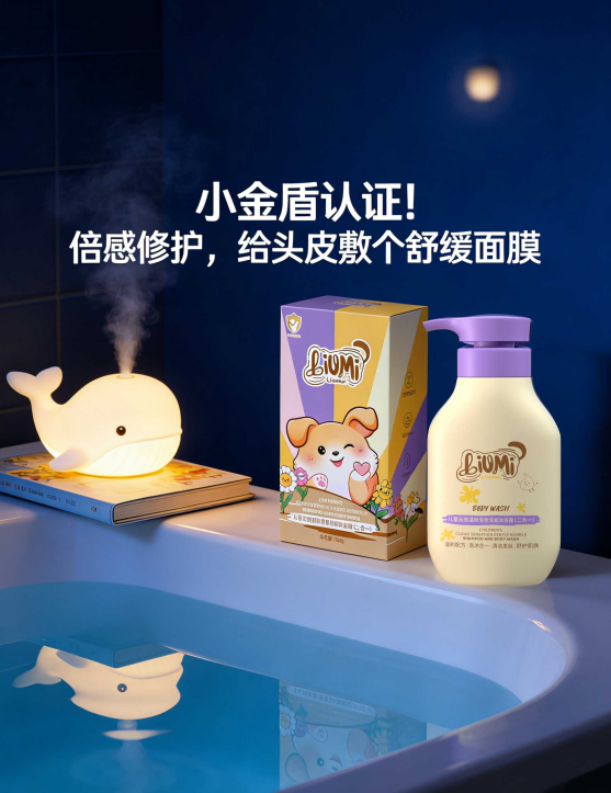 儿童沐浴露哪个品牌好？2026儿童洗发沐浴露口碑款推荐，同步改善头屑干痒敏感肌