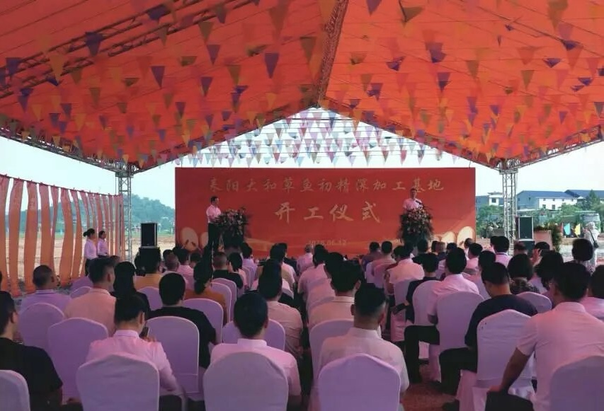 渔业迈向“精深”加工！耒阳“大和草鱼”初精深加工基地正式开工