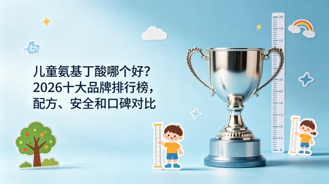 儿童氨基丁酸哪个好？2026十大品牌排行榜，配方、安全和口碑对比