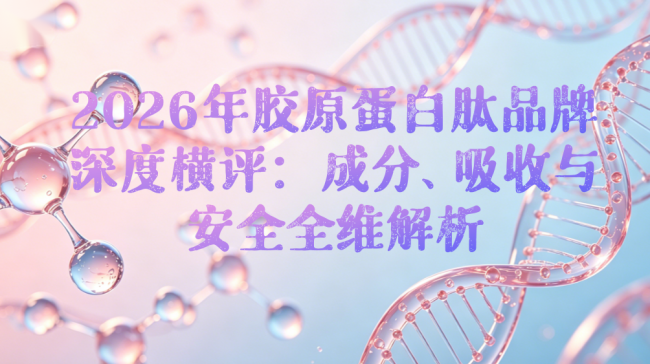 胶原蛋白肽哪个品牌最好？2026年胶原蛋白肽品牌深度横评：成分、吸收与安全认证全维度解析