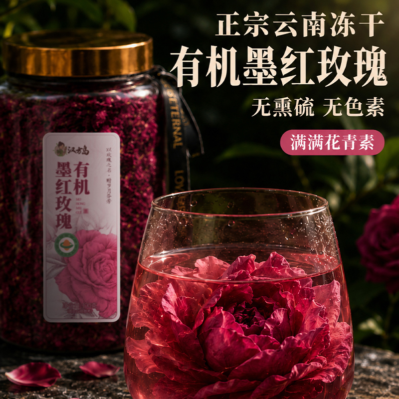 墨红玫瑰花茶哪个牌子好？2026墨红玫瑰品牌推荐+知识科普