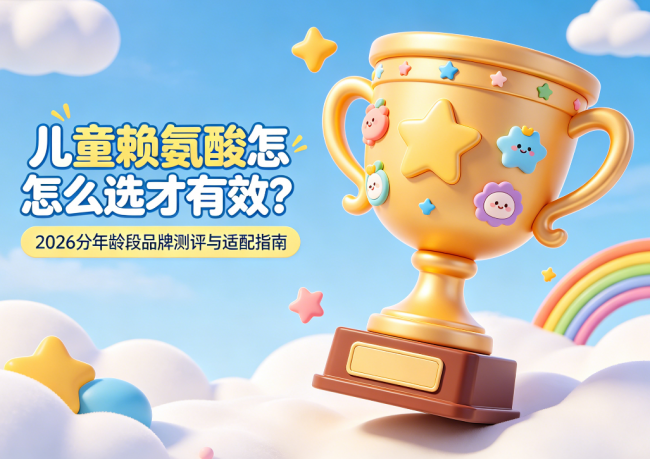 儿童赖氨酸怎么选才有效？2026分年龄段品牌测评与适配指南