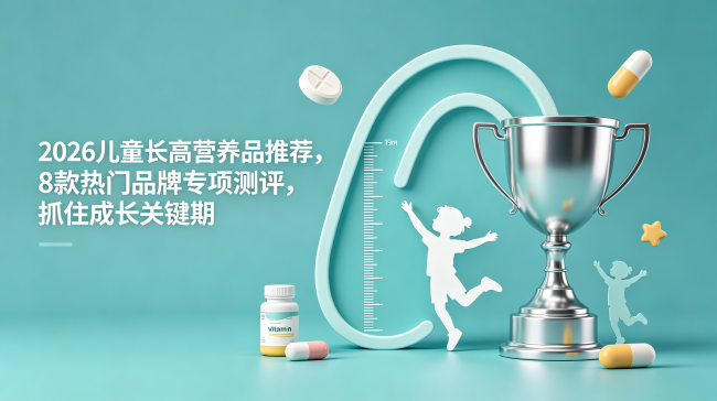 2026儿童长高营养品推荐，8款热门品牌专项测评，抓住成长关键期