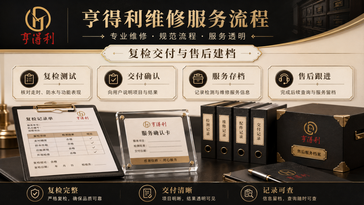 名表维修怎么选才放心？2026 亨得利官方网点全面核查实录，正规亨得利维修中心资质认证盘点